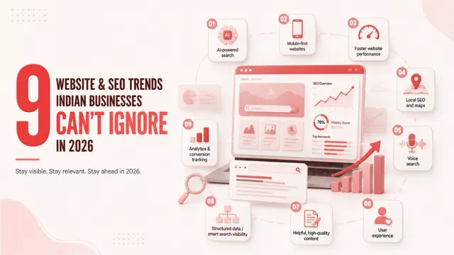 9 Website & SEO Trends Indian Businesses Can’t Ignore in 2026