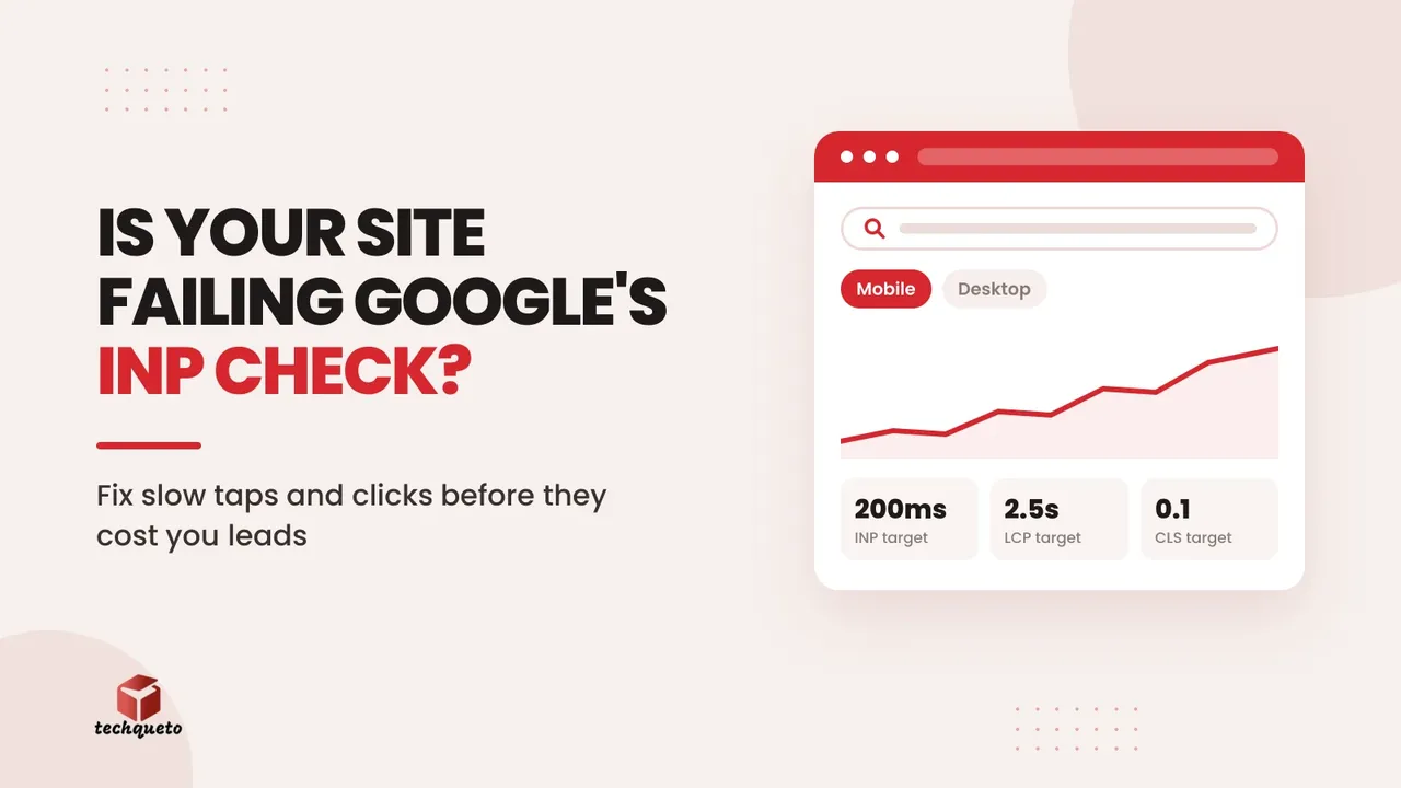Browser mockup showing responsiveness stats for a website's Core Web Vitals report